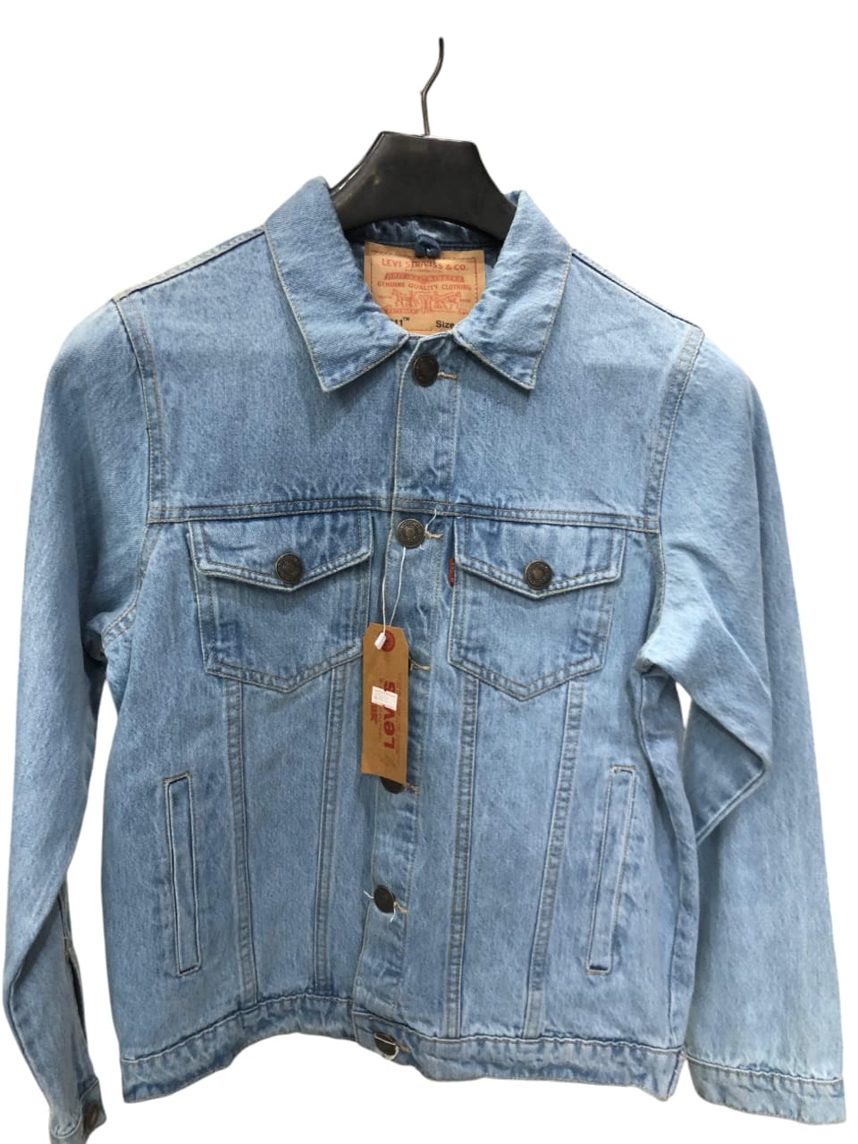 Levi strauss Stonewash Blue Denim Classic Trucker Jacket.